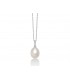 Girocollo Donna Miluna Perla Diametro 8.5 mm e 3 Diamanti 0,9 Pc PCL5793