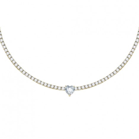 Collana Chiara Ferragni Donna Diamond Heart Cuore Bianco dettaglio cuore