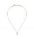 Collana Chiara Ferragni Donna Diamond Heart 38-4 cm Placcato Oro Giallo 18Kt White Zirconi J19AUV08