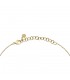 Collana Chiara Ferragni Donna Diamond Heart 38-4 cm Placcato Oro Giallo 18Kt White Zirconi J19AUV08