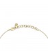 Collana Chiara Ferragni Donna Diamond Heart 38-4 cm Placcato Oro Giallo 18Kt White Zirconi J19AUV08