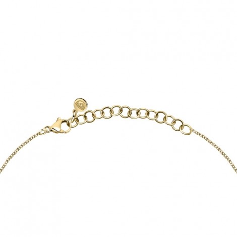 Collana Chiara Ferragni Donna Diamond Heart 38-4 cm Placcato Oro Giallo 18Kt White Zirconi J19AUV08