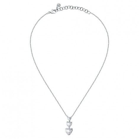 Collana Chiara Ferragni Donna Diamond Heart 38-4 cm Zirconi Silver White J19AUV09