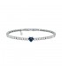 Bracciale Chiara Ferragni Donna Diamond Heart 175+15mm Zirconi Silver White Blue J19AUV14