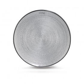 Piatto Tondo Dogale Colore Argento Collezione Fenice 37 cm 51350510