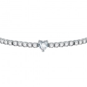 Bracciale Chiara Ferragni Donna Diamond Heart 175+15mm Zirconi Silver White J19AUV16
