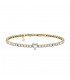 Bracciale Chiara Ferragni Donna Diamond Heart 175+15mm Zirconi Placcato Oro Giallo 18 Kt White J19AUV17