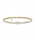 Bracciale Chiara Ferragni Donna Diamond Heart 175+15mm Zirconi Placcato Oro Giallo 18 Kt White J19AUV17