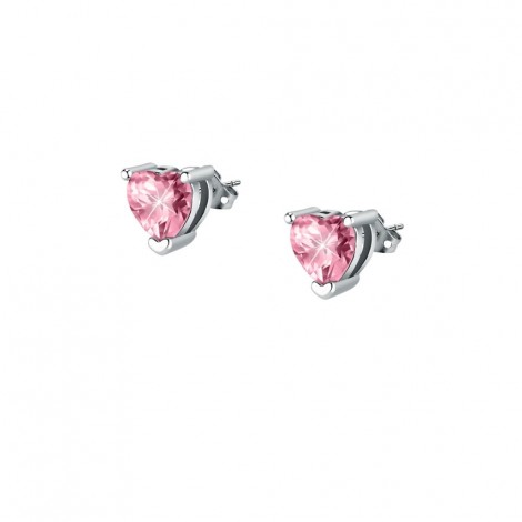 Orecchini Chiara Ferragni Donna Diamond Heart 10 mm Zirconi Pink J19AUV22