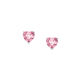 Orecchini Chiara Ferragni Donna Diamond Heart 10 mm Zirconi Pink J19AUV22