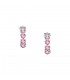 Orecchini Chiara Ferragni Donna Diamond Heart 17,5 mm Zirconi Pink White J19AUV24