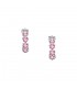 Orecchini Chiara Ferragni Donna Diamond Heart 17,5 mm Zirconi Pink White J19AUV24