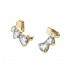 Orecchini Chiara Ferragni Donna Diamond Heart 20* 17,7 mm Placcato Oro Giallo 18 Kt Zirconi White J19AUV26