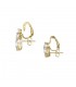 Orecchini Chiara Ferragni Donna Diamond Heart 20* 17,7 mm Placcato Oro Giallo 18 Kt Zirconi White J19AUV26