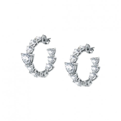 Orecchini Chiara Ferragni Donna Diamond Heart 27 mm Zirconi White J19AUV28