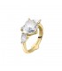 Chiara Ferragni Diamond Heart Zirconi Placcato Oro Giallo 18 Kt J19AUV32012 Anello Donna