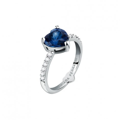 Anello Chiara Ferragni Donna Diamond Heart Zirconi Blue J19AUV34012