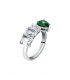 Anello Chiara Ferragni Donna Diamond Heart Zirconi Green J19AUV35012