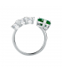 Anello Chiara Ferragni Donna Diamond Heart Zirconi Green J19AUV35012