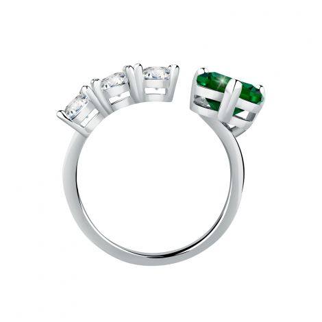 Anello Chiara Ferragni Donna Diamond Heart Zirconi Green J19AUV35012