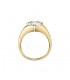 Anello Chiara Ferragni Donna Diamond Heart Zirconi Placcato Oro Giallo 18 Kt White J19AUV36012