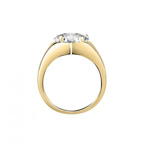 Anello Chiara Ferragni Donna Diamond Heart Zirconi Placcato Oro Giallo 18 Kt White J19AUV36012