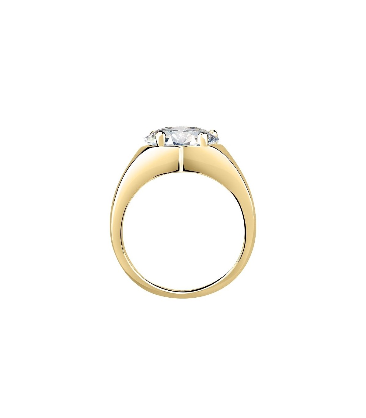 Dazzlingrock Orecchini A Lupetto Con Diamanti Blu 0.05 Ct – Argento 925 Placcato Oro Giallo 18K, Donna