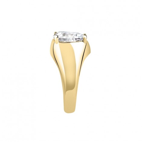 Anello Chiara Ferragni Donna Diamond Heart Zirconi Placcato Oro Giallo 18 Kt White J19AUV36012