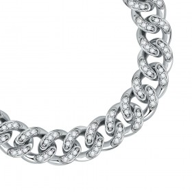 Bracciale Chiara Ferragni Donna Chain 170-25 mm Zirconi Silver J19AUW02