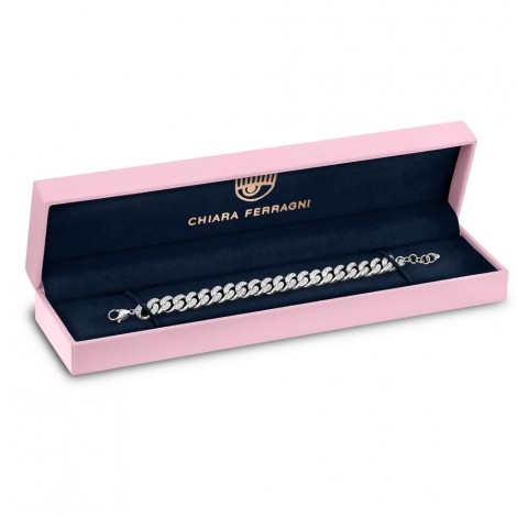 Bracciale Chiara Ferragni Donna Chain 170-25 mm Zirconi Silver J19AUW02