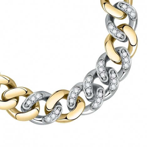 Bracciale Chiara Ferragni Donna Chain 170-25 mm Zirconi Placcato Oro Giallo 18 Kt  J19AUW04