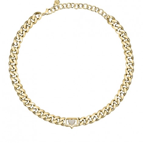 Collana Chiara Ferragni Donna Chain 38-7 cm Zirconi Placcato Oro Giallo18 Kt J19AUW09