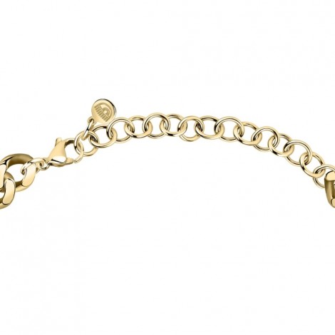 Collana Chiara Ferragni Donna Chain 38-7 cm Zirconi Placcato Oro Giallo18 Kt J19AUW09