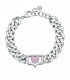 Bracciale Chiara Ferragni Donna Chain 165-30 mm Zirconi Pink Silver J19AUW11