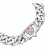 Bracciale Chiara Ferragni Donna Chain 165-30 mm Zirconi Pink Silver J19AUW11