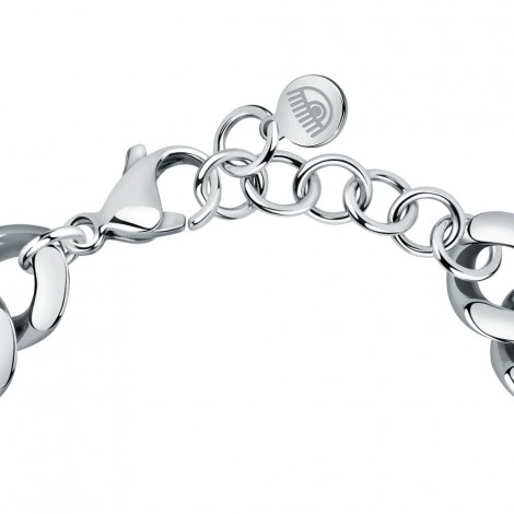 Bracciale Chiara Ferragni Donna Chain 165-30 mm Zirconi Pink Silver J19AUW11