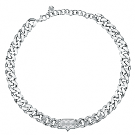 Collana Chiara Ferragni Donna Chain 38-7 cm Zirconi Silver J19AUW13