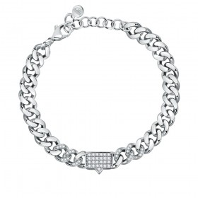 Bracciale Chiara Ferragni Donna Chain 38-7 cm Zirconi Silver J19AUW14