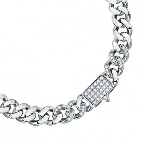 Bracciale Chiara Ferragni Donna Chain 38-7 cm Zirconi Silver J19AUW14