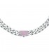 Collana Chiara Ferragni Donna Chain 38-7 cm Zirconi Pink Silver J19AUW15