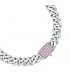 Bracciale Chiara Ferragni Donna Chain 160-30 cm Zirconi Pink Silver J19AUW16