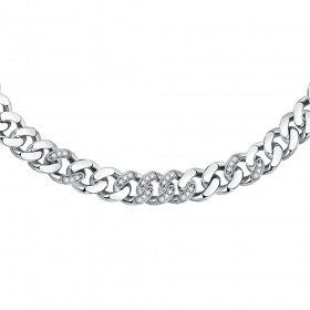 Collana Chiara Ferragni Donna Chain 38-7 cm Cristalli Silver J19AUW17