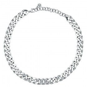 Collana Chiara Ferragni Donna Chain 38-7 cm Cristalli Silver J19AUW17