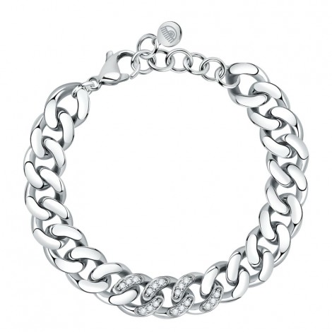 Bracciale Chiara Ferragni Donna Chain 170-25 mm Cristalli Silver J19AUW18