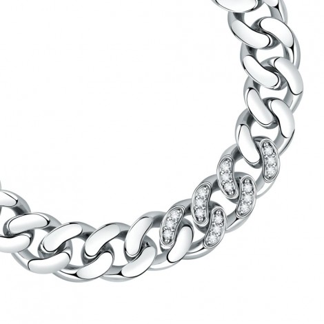 Bracciale Chiara Ferragni Donna Chain 170-25 mm Cristalli Silver J19AUW18