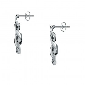 Orecchini Chiara Ferragni Donna Chain 33,4 mm Silver Zirconi J19AUW19