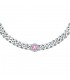 Collana Chiara Ferragni Donna Chain 38-4 cm Zirconi Silver Pink J19AUW20