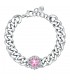 Bracciale Chiara Ferragni Donna Chain 170-25 mm Zirconi Silver Pink J19AUW21