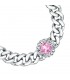 Bracciale Chiara Ferragni Donna Chain 170-25 mm Zirconi Silver Pink J19AUW21