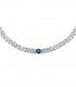 Collana Chiara Ferragni Donna Chain 33-7 cm Zirconi Silver Blue J19AUW22